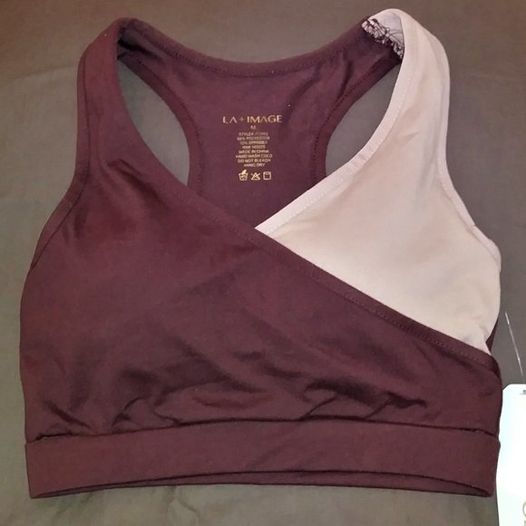 LA+IMAGE Sports Top Size M, Color Brown - Picture 2 of 6